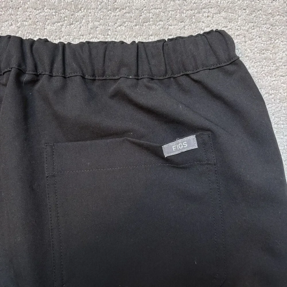 Men's Figs Pisco Basic Scrub Pants Technical Collection FM4500 Black Size Large